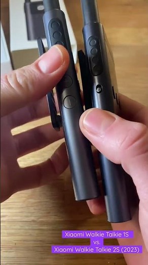 Xiaomi Walkie Talkie 1S vs. 2S (2023)