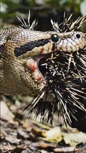 INSTANT REGRET: Python Tries to Swallow a Porcupine and Fails Miserably!