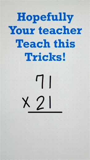 5.7K views · 93 reactions | Hopefully your teacher teach this tricks‼️ | Math Tricks Tutorial | Facebook