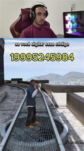ESSA É A ÚNICA MANEIRA DE DIGITAR CÓDIGOS SECRETOS NO GTA 5 😳 #gta5 #gtav #gta