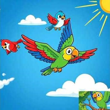 m tota m tota poem #kids #poem #parrot #viral