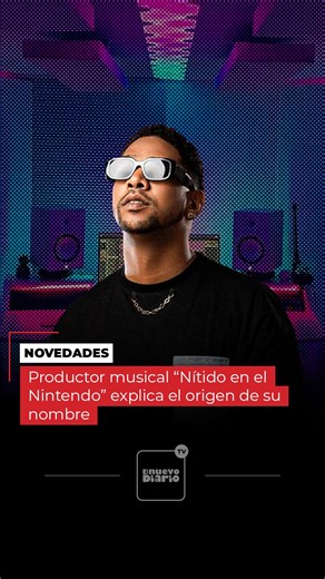 El Nuevo Diario on Instagram: "El productor musical Ramón Estix Taveras Mejía, mejor conocido como “Nítido en el Nintendo”, explicó que su apodo surgió gracias a un amigo cuando comenzó haciendo pistas, y con el tiempo se quedó como su identidad. Al ver que otros productores usaban frases similares como “en los controles”, manifestó que decidió diferenciarse y creó el concepto “Nítido en el Nintendo”. Dijo además que la idea tomó fuerza en una canción con Bretty y El Crok, pero fue con “Yo tengo