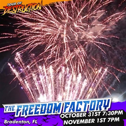 1.3K views | Freedom Factory x Tour of Destruction NEXT SATURDAY NIGHTS EVENT IS ALMOST SOLD OUT! 500 TICKETS LEFT - ORDER NOW - tourofdestruction.com/freedomfactory | Tour of Destruction | Facebook
