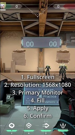 How to get valorant true stretch!! #valorant #stretch #resolution #true #tenz #gaming