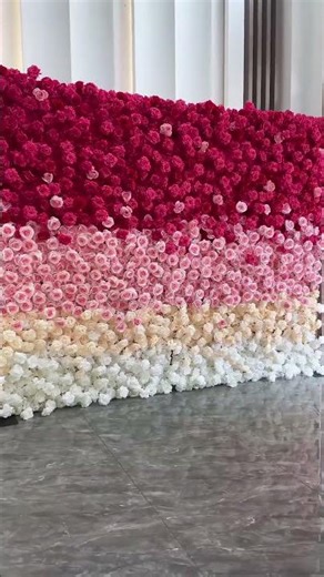 asy setup, ready in 3 minutes #FloralWall #FlowerBackdrop #FlowerWall #FloralDecor #DIYBackdrop