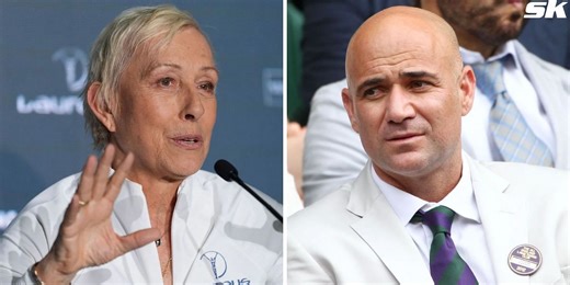 "Andre Agassi lied and got away with it, you can't correct that now" - When Martina Navratilova was 'shocked' by American's crystal meth revelation