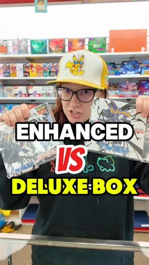36K views · 1.8K reactions | Enhanced VS Deluxe Booster Box — Which one do you prefer? #pokemoncards #pokemonboosterbox #pokemonbooster #pokemonblackandwhite #pokemontcg | Danireon | Facebook