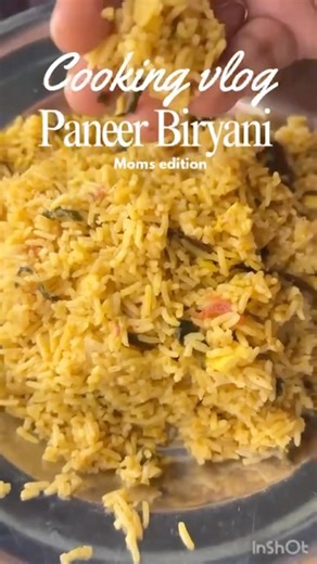 Paneer Biryani / Paneer Pulav✨ #paneerbiryani #paneerrecipe #cooking #shorts #food #viral #biryani