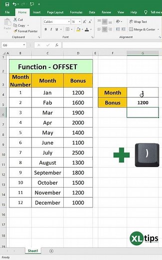 OFFSET Formula in Excel | How to use offset function in Excel#excel #msexcel #exceltricks