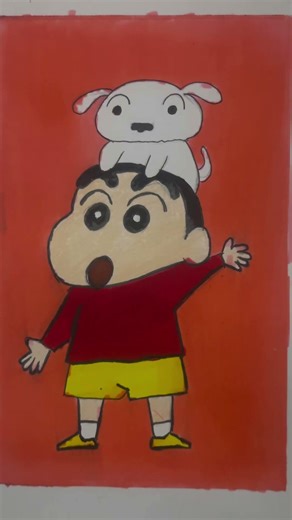 🔥 Hand-Drawn Shinchan Sketch | Artist Anmol | Cartoon Drawing Process