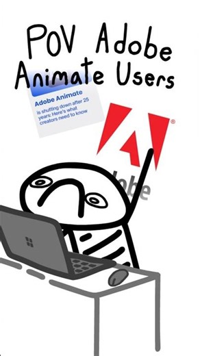 Adobe Animate is “Discontinued…” #animation #shorts #cartoon