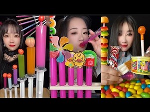 Crazy Color Candy & Chocolate Crunch 🍫🌈 | Eating Sounds You’ll Replay Again & Again