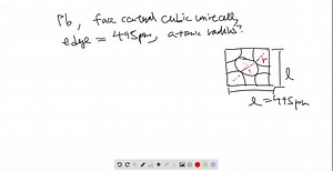 SOLVED:Lead adopts the face-centered cubic unit cell in its crystal structure. If the edge length of the unit cell is 495 pm, find the atomic radius of lead.