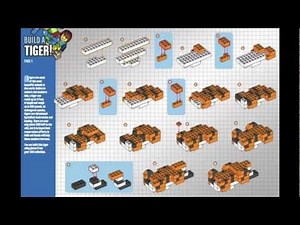 How To Build LEGO Tiger -Instructions