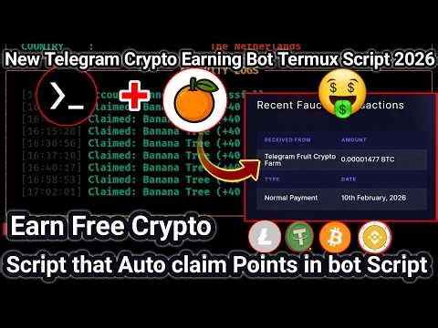 Nuyul New Telegram Crypto Earning Bot Script - Auto Claim Crypto Via Termux - Earn Free Crypto 2026