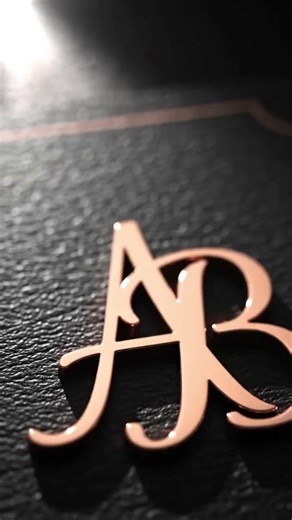 A and B letter luxury monogram logo design #metal #logo #logodesign #monogram #logogram #logogram