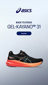 11 reactions | Your favorite running shoe, the ASICS GEL-KAYANO™ 31, is back in stock and ready to support your every stride. Stocks are limited! Get yours now. https://me.asics.com/ | ASICS | Facebook