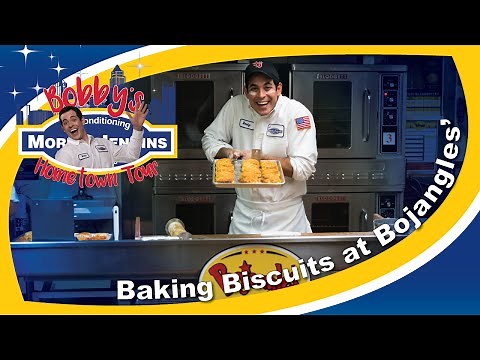 Baking Biscuits at the Bojangles' HQ in Charlotte