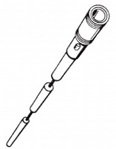 Camco 11622 Aluminum Anode Rod 5 inch Nipple x 42 inch L