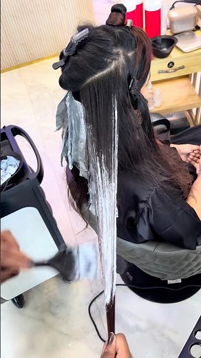Hair color on highlights ❤️ | Viral color 😊 #fypシ゚viral #fyp #foryou #reels #trendingshorts #hair