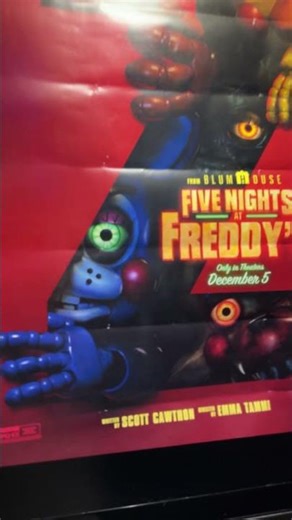 I spot the Fnaf 2 movie poster in amc I’m still hyped up for this movie