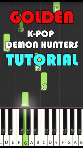 GOLDEN - K-POP DEMON HUNTER - tutorial ritornello (mano destra)