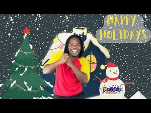 Happy Holidays Music Video| Holiday Songs for kids | Christmas Songs for Kids| Kwanzaa for kids