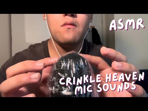 ASMR Crinkle Heaven ✨ Plastic Wrap Mic Sounds For Sleep