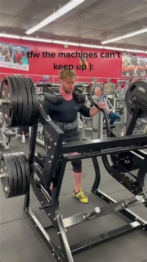 The ONLY Leg Machine Worth Using 💪 | 20 Plates Squat Power!