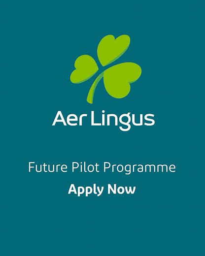 Whether you’re an aspiring pilot or looking for a career change, we’re offering you the opportunity to join our fully funded Future Pilot Programme, no previous experience is required. Find out more and apply at the link below. Applications close Monday 10th February 2025. We can’t wait to hear from you! ☘️ | Aer Lingus