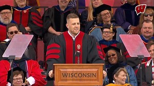 “Together, we can change the world one person at a time” JJ Watt with a powerful message for University of Wisconsin-Madison graduates during his commencement speech | Wisconsin Badgers