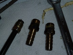 Fitting Lines on Mechanical Fuel Pump