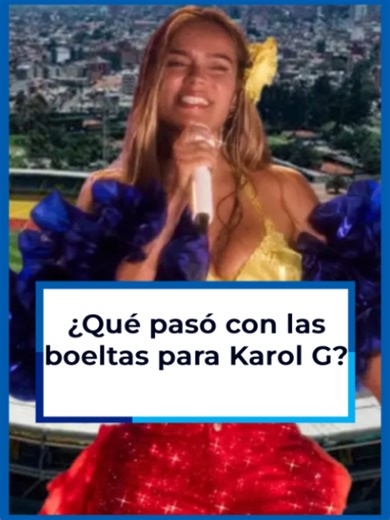 Karol G anunció concierto en Bogotá, pero sorprendió a sus fanáticos con precios que no esperaban #LoMásBlu