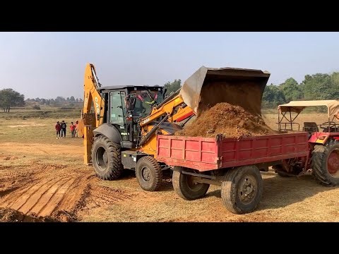 Jcb loading Soil in Tractor | Case 770 Nx Loading Soil 