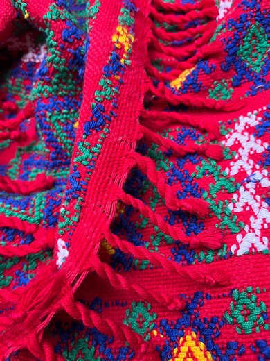 Handmade Guatemalan Fabric Multicolor Tablecloth - Etsy Canada