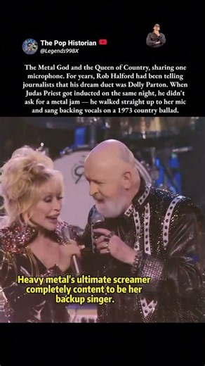 The Metal God became her backing singer #Shorts #judaspriest