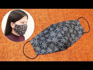 Very quick and easy DIY face mask | fit your face | make an easy mask pattern and sewing tutorial