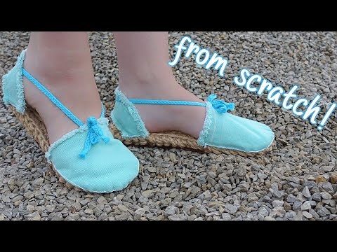 How To Make DIY Espadrilles From Scratch | Jute Crochet & Leather Soles
