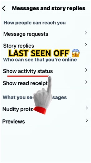 Instagram Last Seen Off Kaise Kare 🔥 (100% Working Trick) #shorts #trending #ytshorts #viralshorts