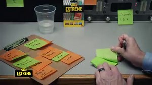 Whether you’re in studio or on the road, anything can happen. Even spilling water all over your notes. But when you have Post-it Extreme Notes, it doesn’t matter. They hold on no matter what. #postitextreme | Post-it