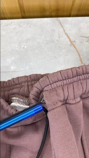 how to thread a drawstring into pants✅