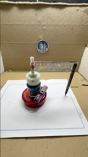 How to works Drawing machine with gear motor •DC motor