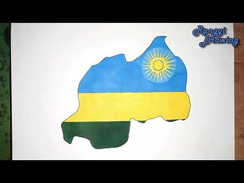How to Draw Map of Rwanda