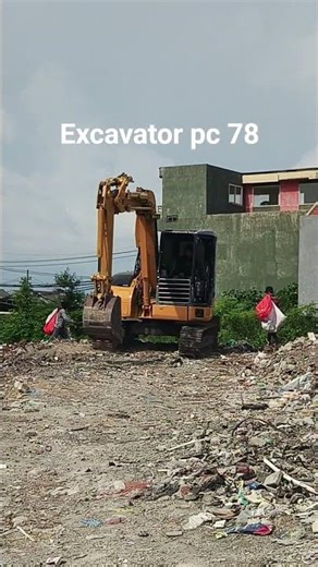 melihat excavator pc 78 dari dekat #shortvideo #excavator #