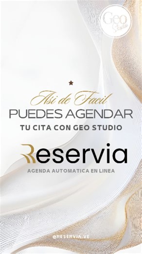 Reservia on Instagram: "¿Quieres agendar tu cita en GeoStudio sin complicaciones? 💻💖 En este video te muestro paso a paso cómo hacerlo a través de Reservia: 1️⃣ Ingresa a geostudio.reserviave.com 2️⃣ Selecciona el servicio que desees 3️⃣ Elige tu día en el calnedario y la hora 4️⃣ Completa tus datos y confirma tu cita ¡Así de fácil y rápido! 🚀 Agenda tu momento de belleza con GeoStudio hoy mismo. #agenda #Reservia #salondebelleza #Pestañas #cejas"