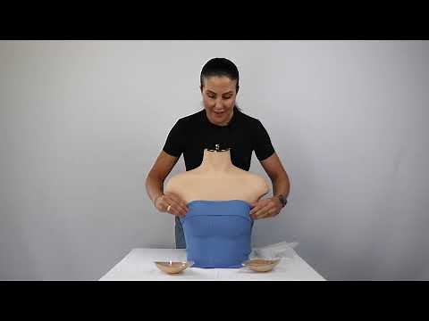 Bzez Fabric and Silicone Sticky Bra