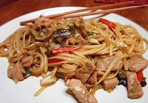 Pork Lo Mein - Chinese Dinner Ideas