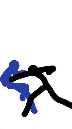 Gut punch Stickman animation #animation #anime #edit #shorts