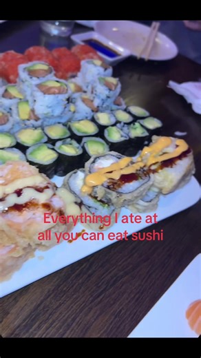 Delicious Sushi Feast: All You Can Eat Experience