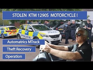 Stolen KTM 1290 Motorcycle Automatrics Theft Recovery Operation 280521
